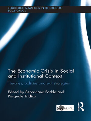 cover image of The Economic Crisis in Social and Institutional Context